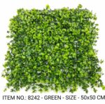 Green Cart Artificial Wall Grass for Home Decoration (14 Pcs) I Grass Mat for Wall I Vertical Garden Artificial Wall Plants (Multicolour, 50cm X 50cm